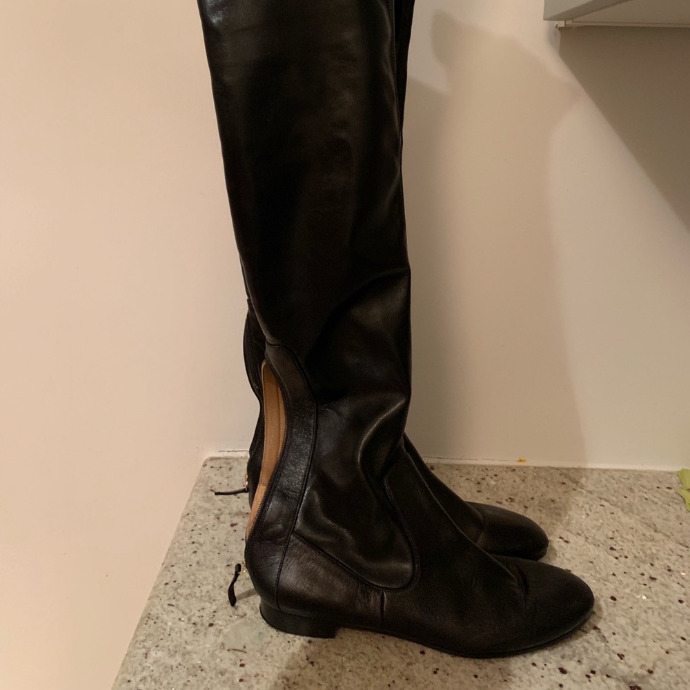 Aquazzura Over the knee leather boots